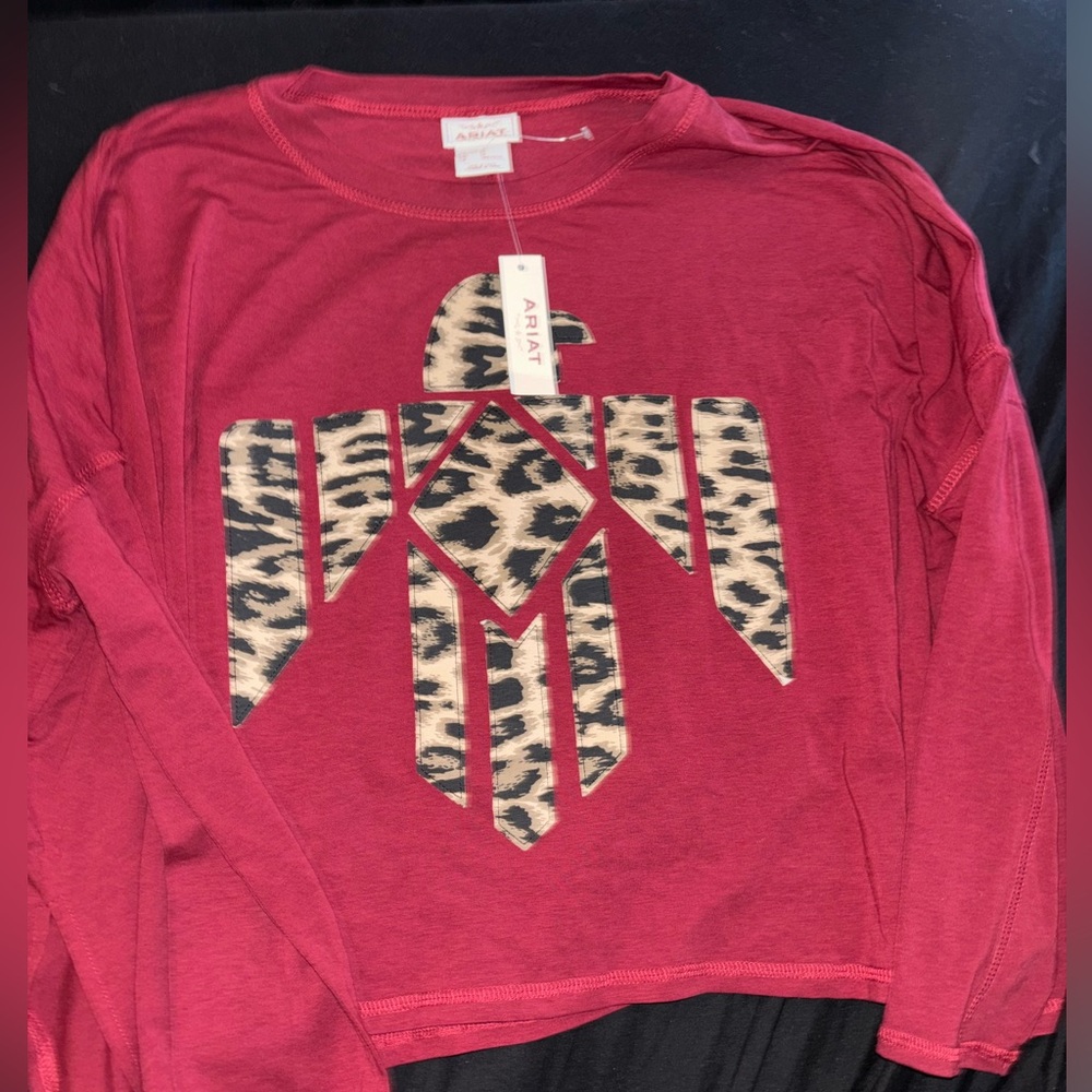 Ariat cropped oversized shirt